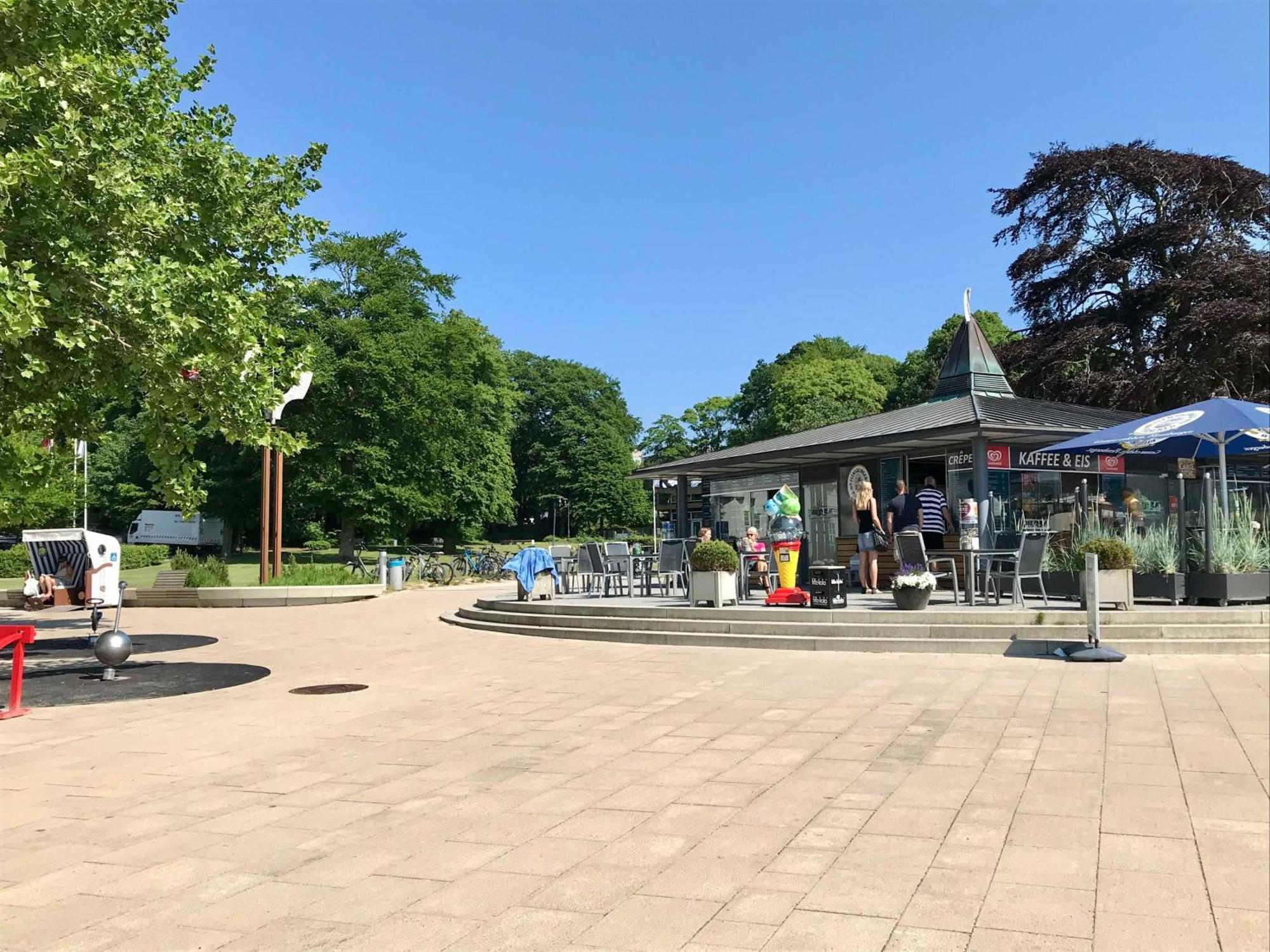 Ferienwohnung Skowronek Am Kurpark Glücksburg Buitenkant foto