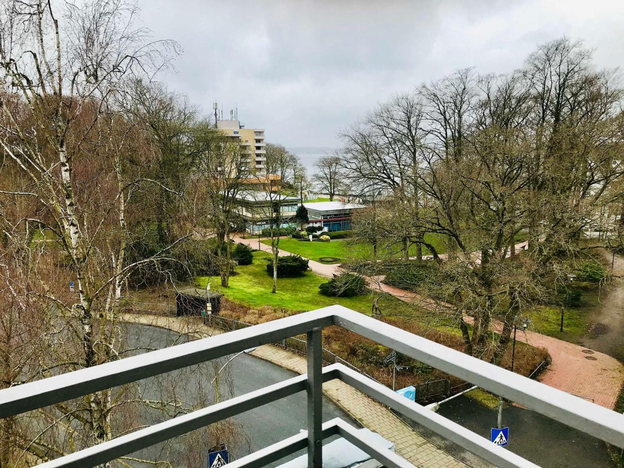 Ferienwohnung Skowronek Am Kurpark Glücksburg Buitenkant foto