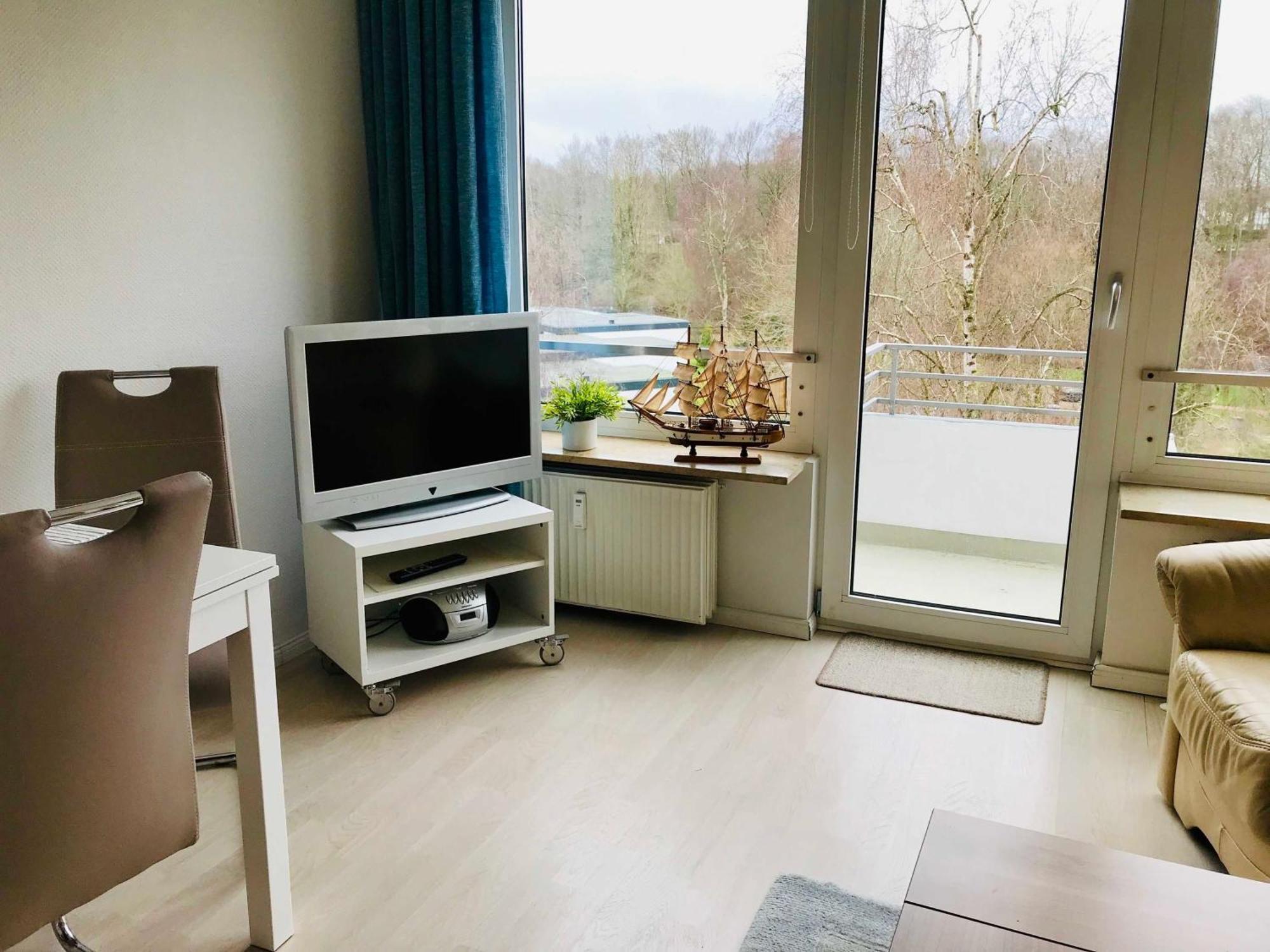 Ferienwohnung Skowronek Am Kurpark Glücksburg Buitenkant foto