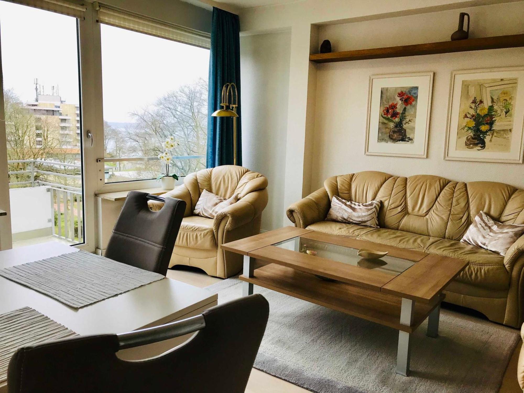 Ferienwohnung Skowronek Am Kurpark Glücksburg Buitenkant foto